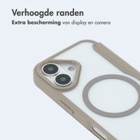 imoshion Transparante Bookcase met MagSafe Apple iPhone 17 - Beige
