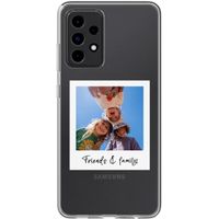 Gepersonaliseerd hoesje met polaroid Samsung Galaxy A52(s) (5G/4G) - Transparant