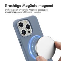 imoshion Color Backcover met afneembaar koord MagSafe Apple iPhone 15 Pro Max - Ash Blue