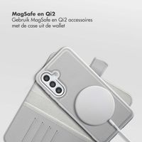 Selencia Olyn Uitneembare Bookcase met MagSafe Samsung Galaxy A56 - Grijs