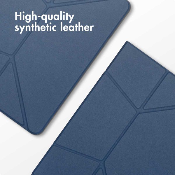 Accezz High Stand Tablet Case Apple iPad Air 11 inch (2026) M4 / (2025) M3 / (2024) M2 / Air 5 (2022) / Air 4 (2020) - Dark blue