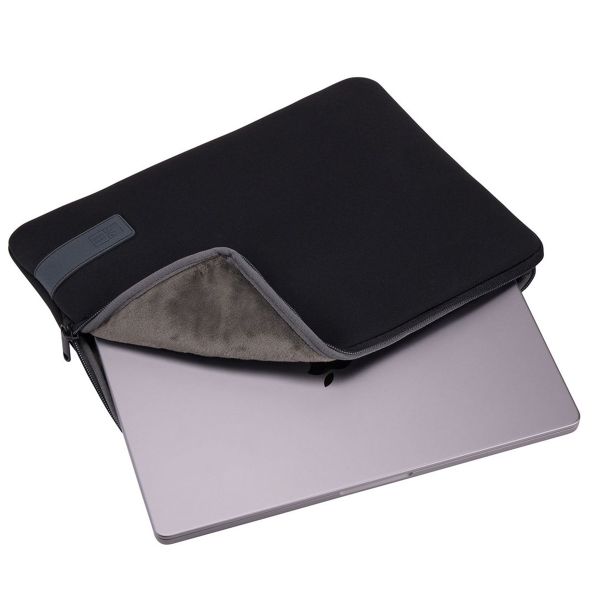 Case Logic Reflect MacBook Laptop hoes 14 inch - MacBook sleeve - Black