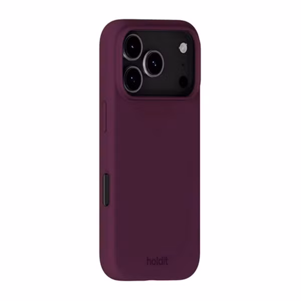 Holdit Silicone Case Apple iPhone 17 Pro - Deep Plum