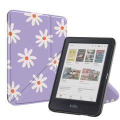 imoshion Design Vouwbare Bookcase Kobo Clara Colour / BW - Flowers Distance