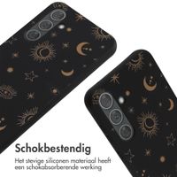 imoshion Siliconen design hoesje met koord Samsung Galaxy A35 - Sky Black