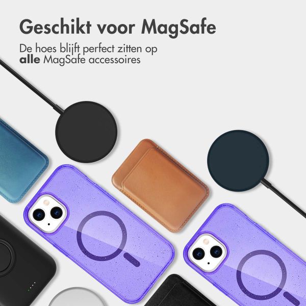 imoshion Sparkle Backcover met MagSafe iPhone 15 - Paars