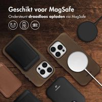 Accezz Vintage Leather Magsafe Backcover Apple iPhone 16 Pro - Rustic Brown