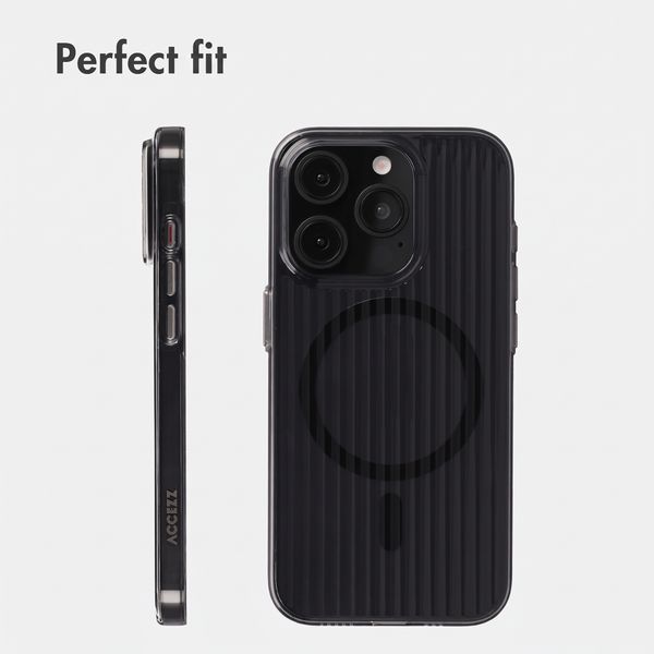 Accezz Lite Case with MagSafe | Fluted | Apple iPhone 15 Pro - Black