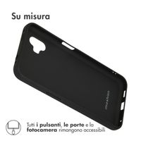 imoshion Color Backcover Samsung Galaxy Xcover 6 Pro - Zwart
