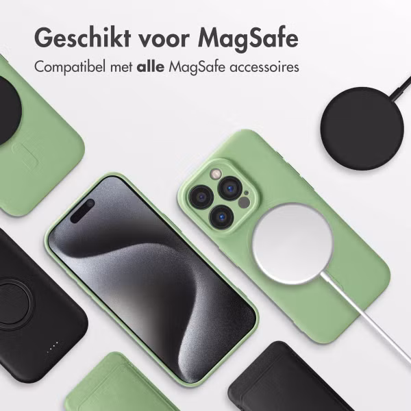 imoshion Color Backcover met MagSafe Apple iPhone 15 Pro - Groen