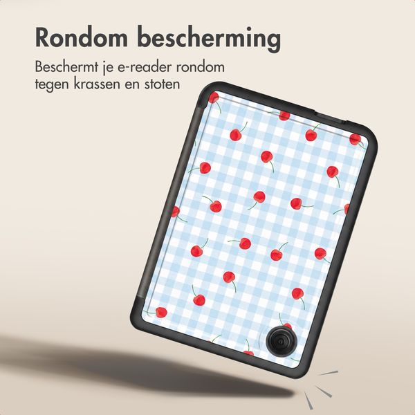 imoshion Design Vouwbare Bookcase Kobo Clara Colour / BW - Cherry Check