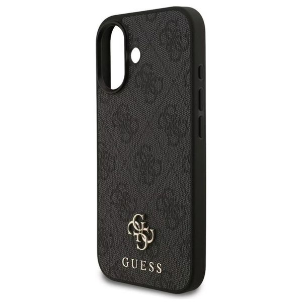 Guess 4G Metal Logo Backcover MagSafe Apple iPhone 17 - Zwart