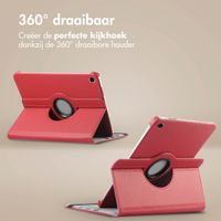 imoshion 360° draaibare Bookcase Samsung Galaxy Tab A11 Plus / A9 Plus - Donkerrood