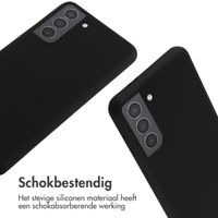 imoshion Siliconen hoesje met koord Samsung Galaxy S21 - Zwart