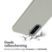 Accezz MagSafe Leather Backcover Samsung Galaxy A36 / A56 - Light Grey