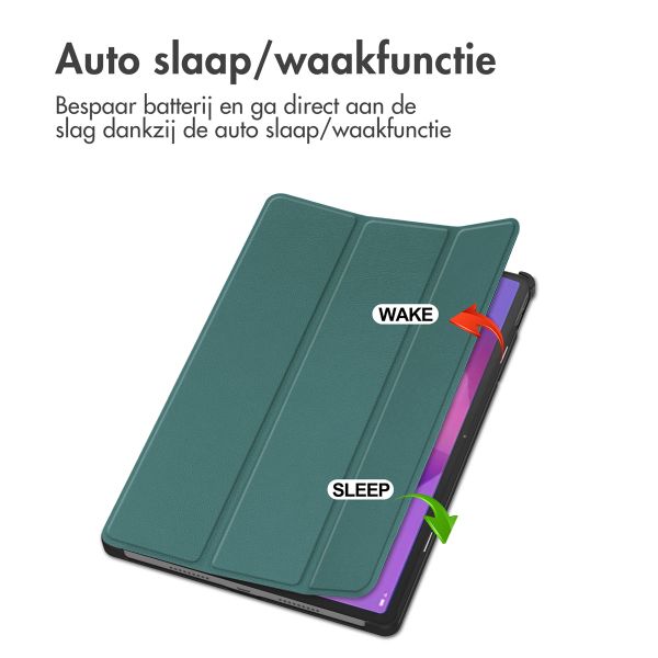 imoshion Trifold Bookcase Lenovo Idea Tab Pro - Donkergroen
