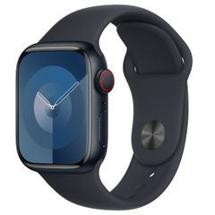 Apple Sport Band Apple Watch Series 1 t/m 9 / SE (38/40/41 mm) | Series 10 (42 mm) - Maat M/L - Midnight