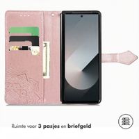 imoshion Mandala Bookcase Samsung Galaxy Fold 7 - Rosé Goud