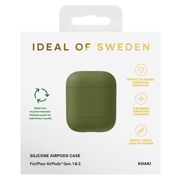 iDeal of Sweden Silicone Case Apple AirPods 1 / 2 - Khaki