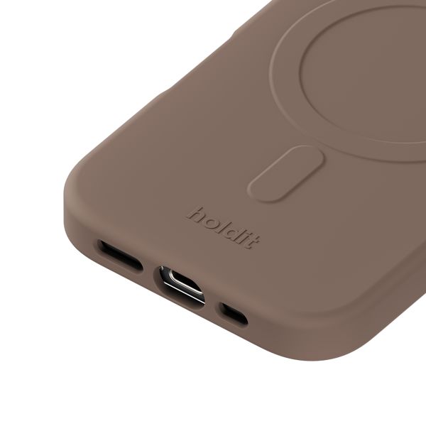 Holdit Soft MagSafe Case Apple iPhone 16 Pro - Mocha Brown