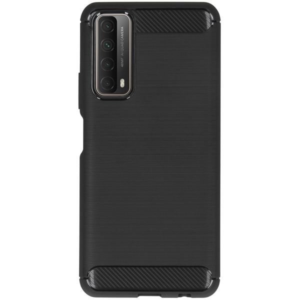 Brushed Backcover Huawei P Smart (2021) - Zwart