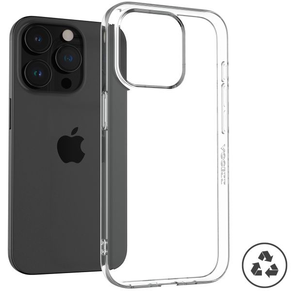 Accezz 100% Recycled Clear Backcover iPhone 15 Pro - Transparant