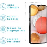 imoshion Anti-Shock Backcover + Screenprotector Samsung Galaxy A42