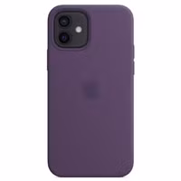 Apple Silicone Backcover MagSafe Apple iPhone 12 (Pro) - Amethyst