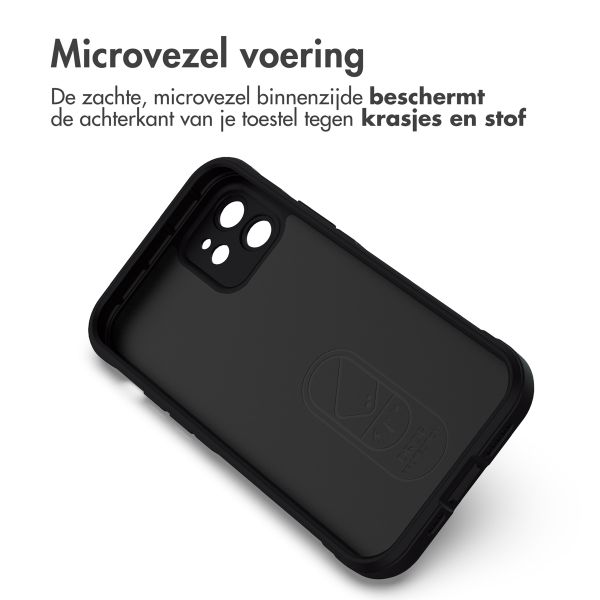 imoshion EasyGrip Backcover iPhone 12 - Zwart