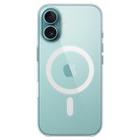 Apple Clearcase voor de Apple iPhone 16 + Apple MagSafe Draadloze Oplader 25W - 1 meter