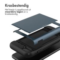 imoshion Backcover met pasjeshouder Apple iPhone SE (2022 / 2020) / 8 / 7 - Donkerblauw