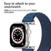Accezz Nylon Alpine Band Apple Watch | 44/45/46/49 mm - Dark Blue