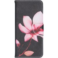 Design Softcase Bookcase Samsung Galaxy A42- Bloemen