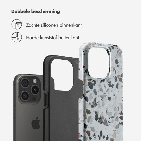 Selencia Vivid Tough Backcover iPhone 15 Pro - Chic Terazzo