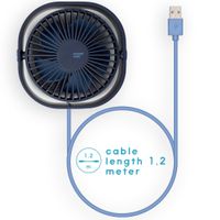 imoshion USB Bureau Ventilator - Blauw