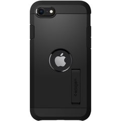 Spigen Tough Armor Backcover Apple iPhone SE (2022 / 2020) - Zwart