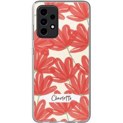 Hoesje met eigen foto en/of tekst Samsung Galaxy A52(s) (5G/4G) - Bloemen
