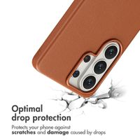 Accezz Leather Back Cover with MagSafe Samsung Galaxy S26 Ultra - Sienna Brown