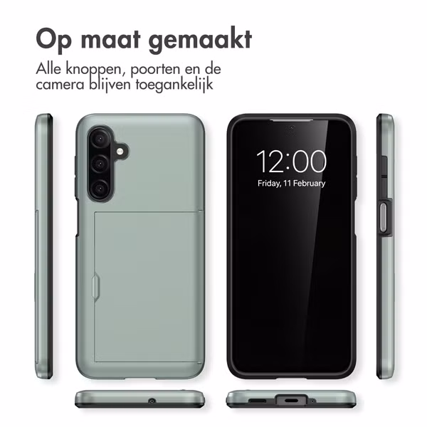 imoshion Backcover met pasjeshouder Samsung Galaxy A18 (4G) - Donkergroen