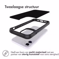 imoshion Rugged Hybrid Carbon Case Apple iPhone 11 - Black