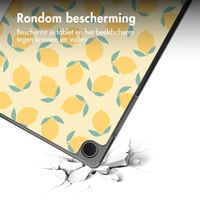 imoshion Design Trifold Bookcase Samsung Galaxy Tab A11 Plus / A9 Plus - Citrus Dream