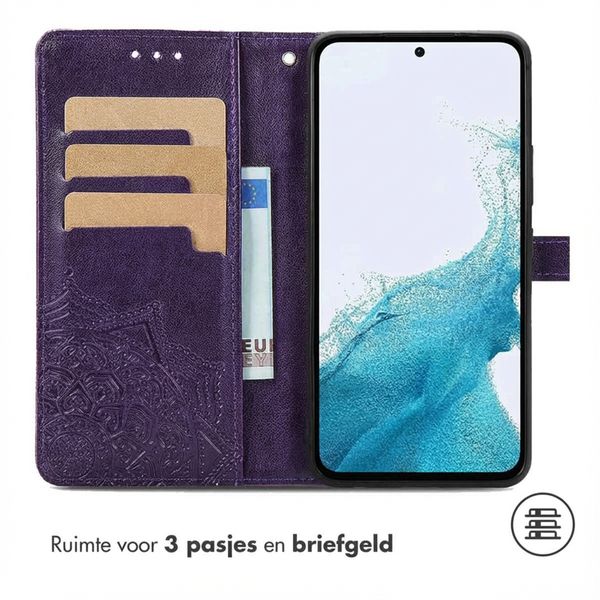 imoshion Mandala Bookcase Samsung Galaxy A56 - Paars