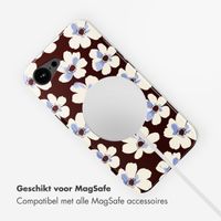 Selencia Vivid Backcover met MagSafe Apple iPhone 16e - Choco Flower Pop