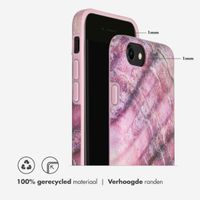 Selencia Aurora Fashion Backcover iPhone SE (2022 / 2020) / 8 / 7 - Duurzaam hoesje - 100% gerecycled - Ocean Shell Purple