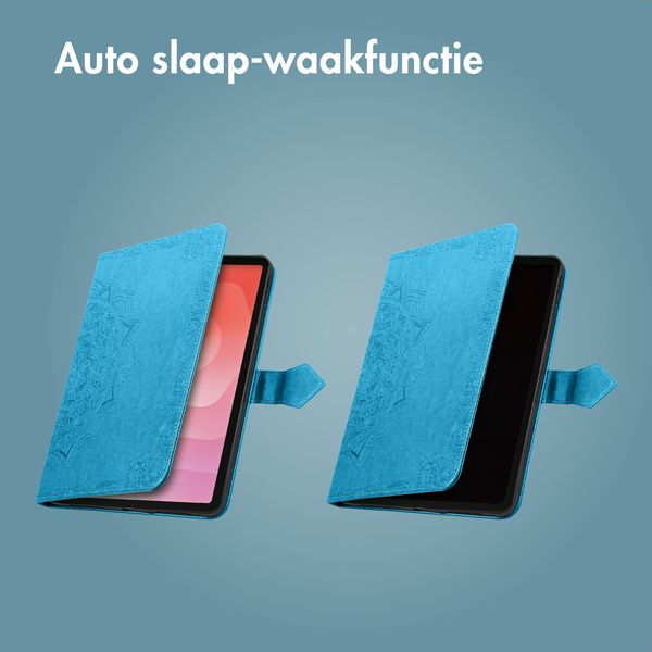 imoshion Mandala Bookcase Samsung Galaxy Tab S11 - Turquoise