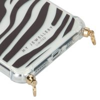 My Jewellery Design Softcase Koordhoesje iPhone Xs Max - Zebra