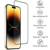 Accezz Gehard Glas Full Cover Screenprotector Apple iPhone 14 Pro Max / 15 Plus / 16 Plus