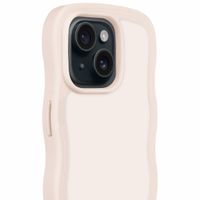 Holdit Wavy Case Apple iPhone 14/15 Plus - Light Beige