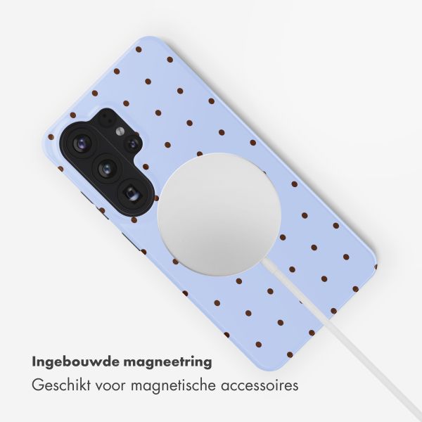 Selencia Vivid Backcover met MagSafe Samsung Galaxy S26 Ultra - Happy Dots Digital Sky