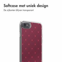 imoshion Design hoesje Apple iPhone SE (2022 / 2020) / 8 / 7 - Crush Check Coral Dust